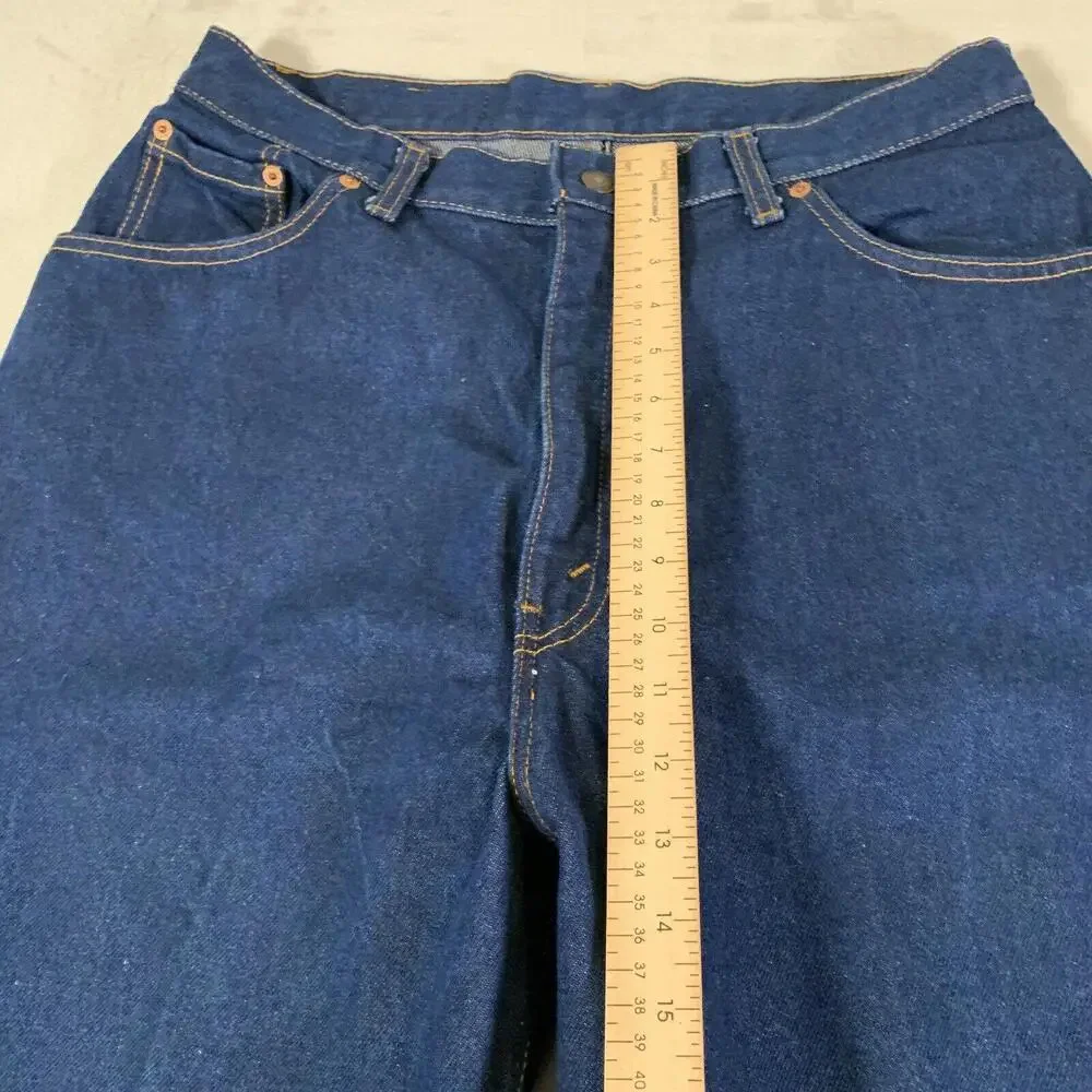 Levi’s 18505-0214 Jeans 30x36‎ Blue Vintage 80s High Rise Straight Leg Dark Wash